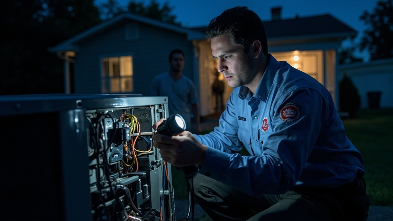How Emergency Heat Pump Diagnostics Work Under Pressure