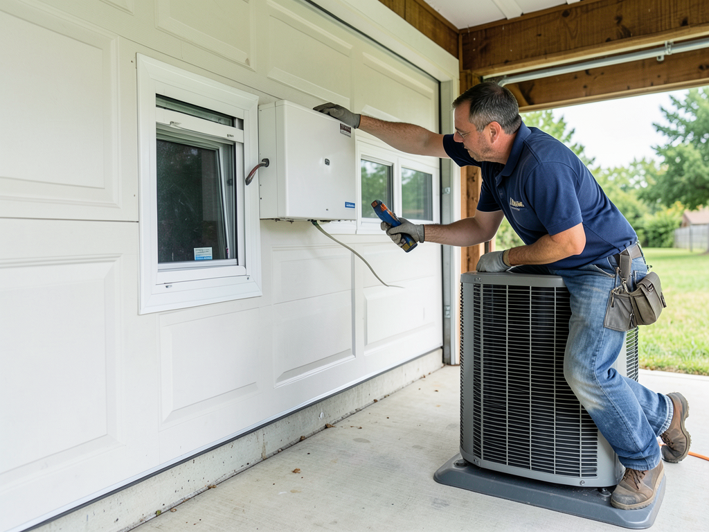 Adding ac to a detached garage or studio in edgehi