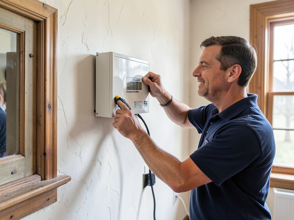 Heating and cooling historic germantown homes with