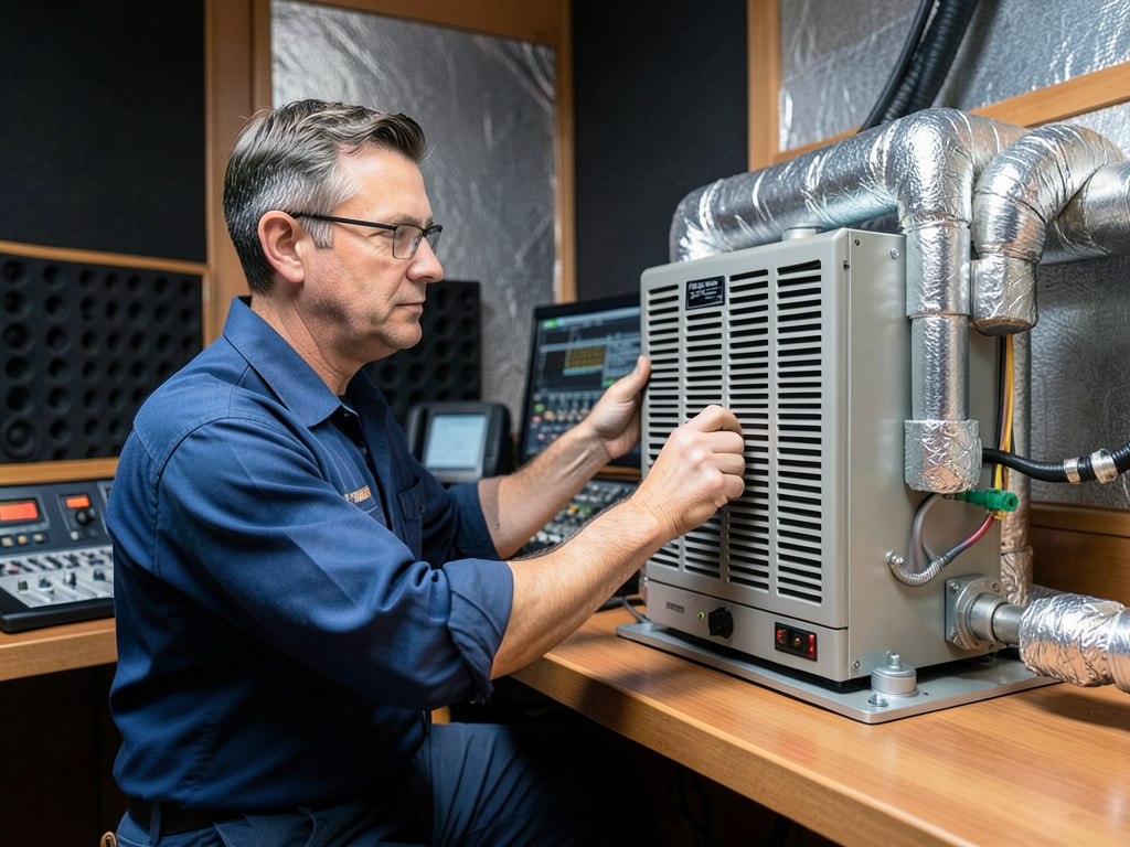 Specialized HVAC solutions for commercial recording studios and rehearsal spaces in Berry Hill