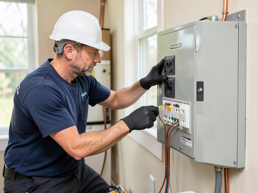 Upgrading the electrical panel in your Sylvan Park cottage to handle a modern high efficiency HVAC