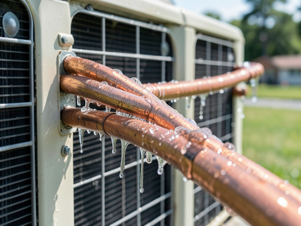 What to do when you see actual ice forming on your