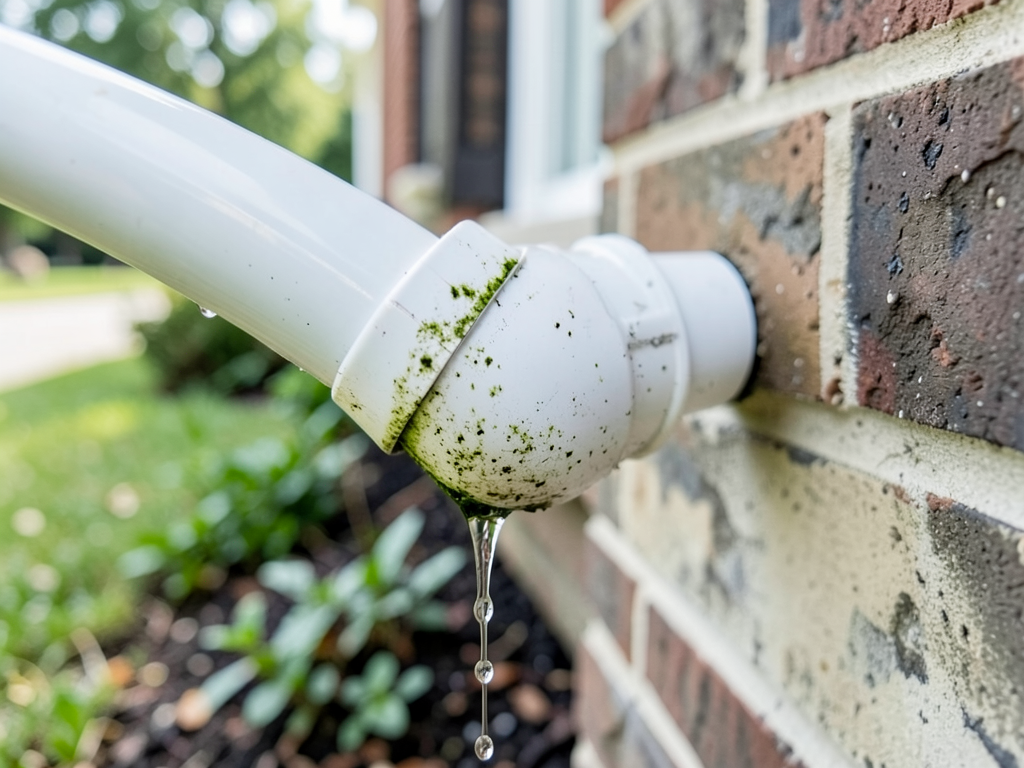 Why there is water dripping from that little white